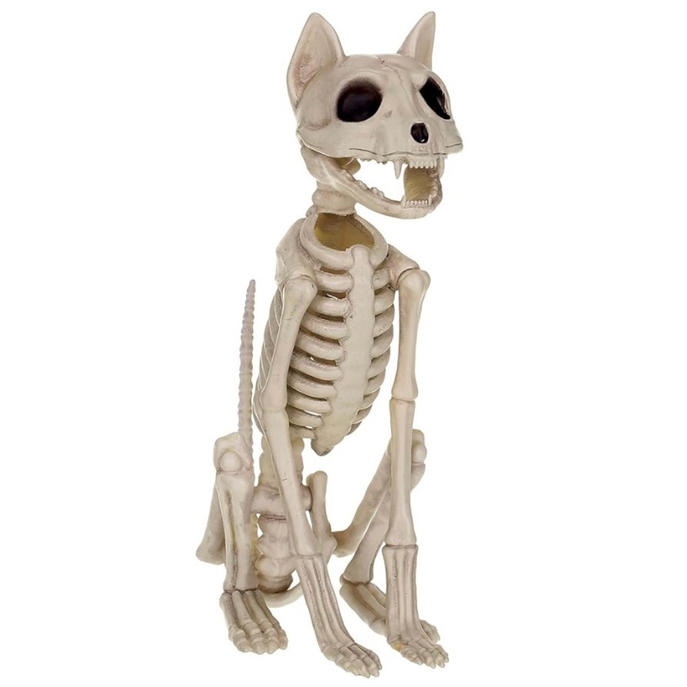 Target skeleton cat Halloween decor